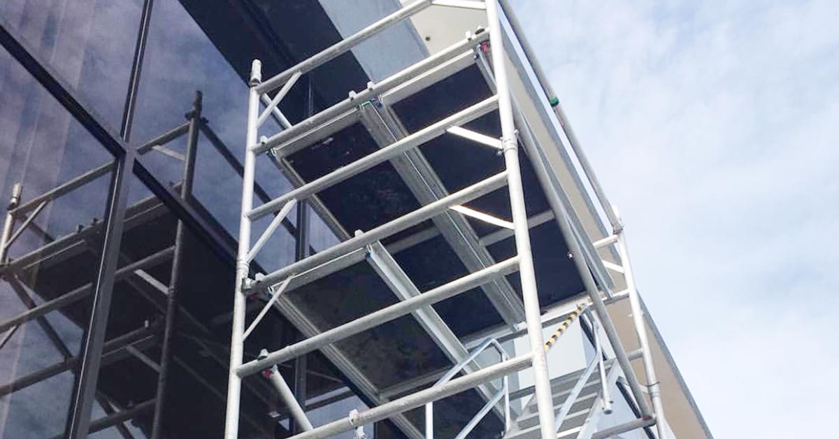 Thermoplastic Honeycomb Scaffolding Panels