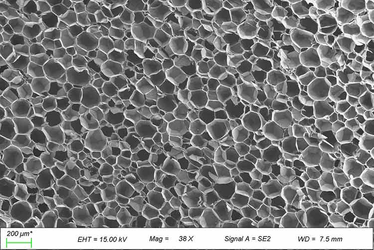 PMI Foam internal structure
